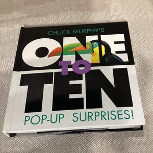 One To Ten Pop-Up Surprises! by Chuck Murphy Hard Cover 1995 New Count Kid Child